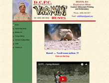 Tablet Screenshot of huntvarmints.com